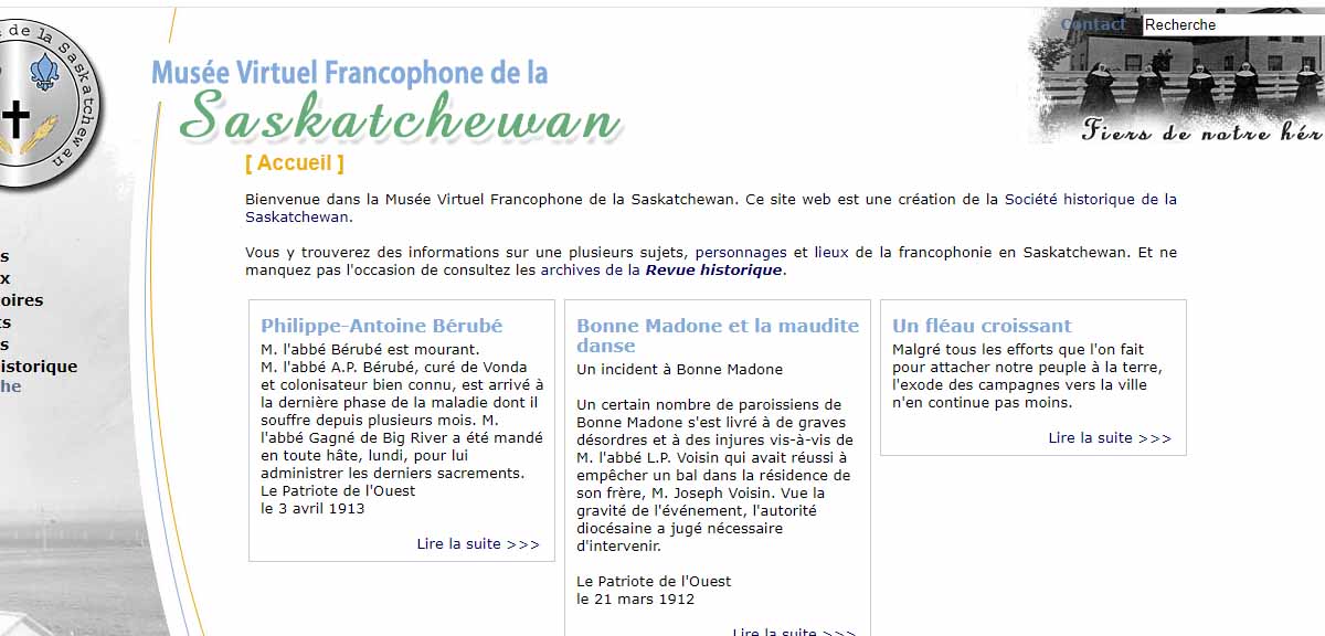 Musée virtuel francophone de la Saskatchewan
